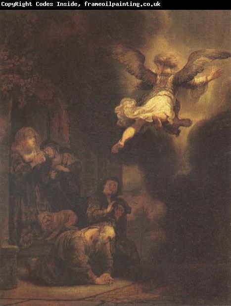 REMBRANDT Harmenszoon van Rijn The Angel Leaving Tobias and His Family